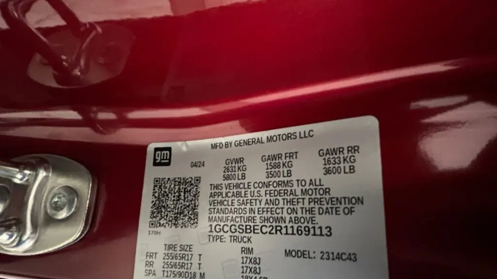2024 Chevrolet Colorado Work Truck