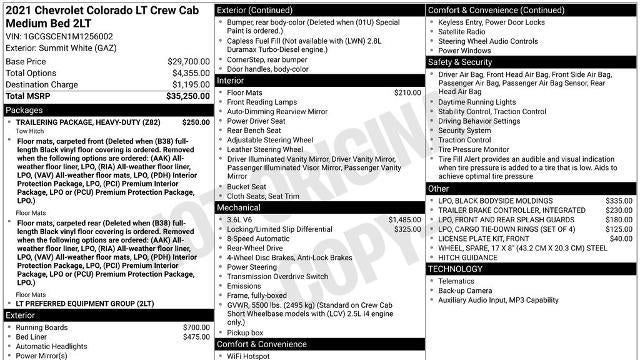 2021 Chevrolet Colorado LT