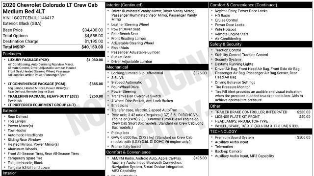 2020 Chevrolet Colorado LT