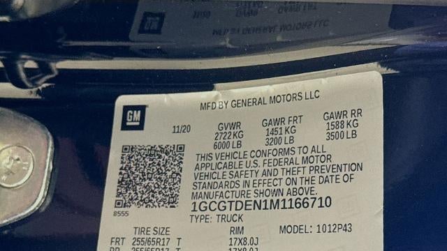2021 Chevrolet Colorado Z71