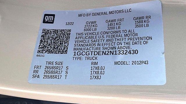 2022 Chevrolet Colorado Z71