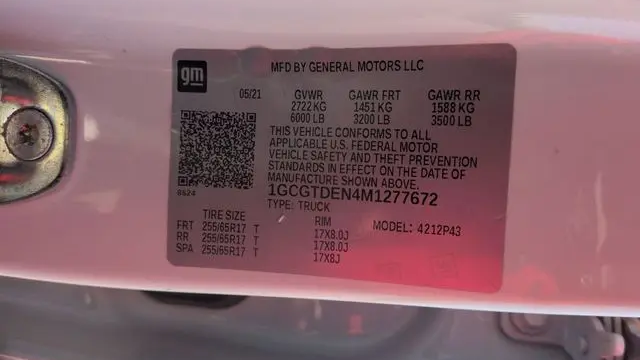 2021 Chevrolet Colorado Z71