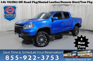2022 Chevrolet Colorado with Bright Blue Metallic Exterior