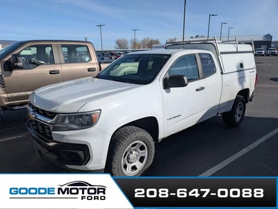 2021 Chevrolet Colorado 4X4 Work Truck 4DR Extended Cab 6 FT. LB