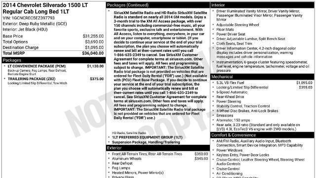 2014 Chevrolet Silverado 1500 LT