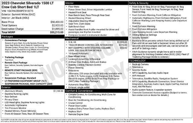 2023 Chevrolet Silverado - $42,685