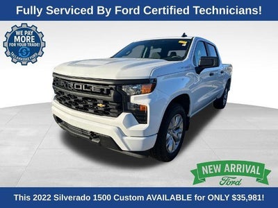 2022 Chevrolet Silverado 1500 4X4 Custom 4DR Crew Cab 5.8 FT. SB