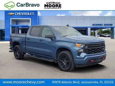 Photo of a 2024 Chevrolet Silverado 1500 4X4 Custom 4DR Crew Cab 5.8 FT. SB for sale