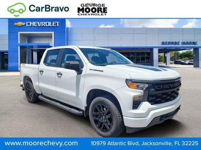 Photo of a 2023 Chevrolet Silverado 1500 4X4 Custom 4DR Crew Cab 5.8 FT. SB for sale