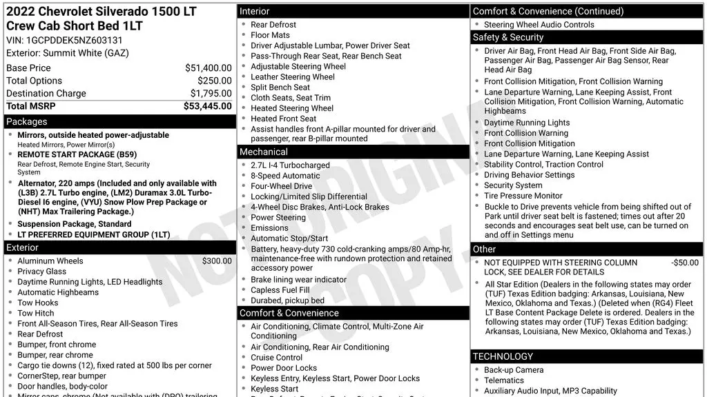 2022 Chevrolet Silverado 1500 LT