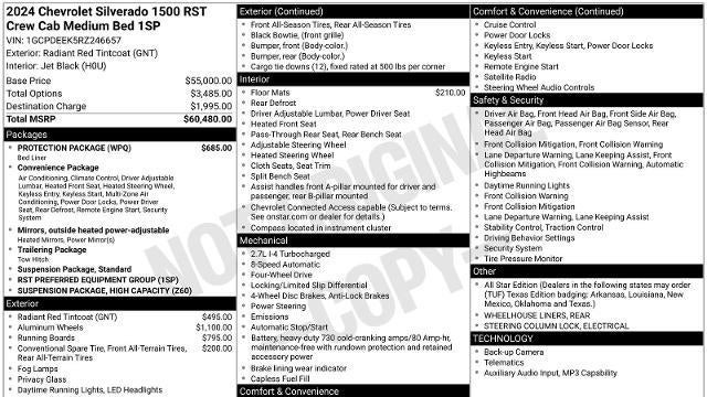 2024 Chevrolet Silverado 1500 RST