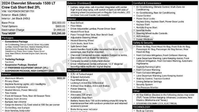 2024 Chevrolet Silverado 1500 LT