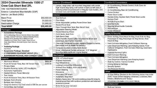2024 Chevrolet Silverado 1500 LT