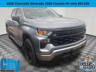 2026 Chevrolet Silverado 1500 4X4 Custom 4DR Crew Cab 5.8 FT. SB