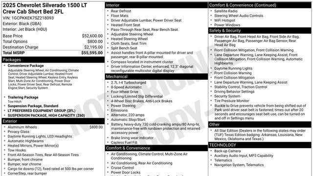 2025 Chevrolet Silverado 1500 LT