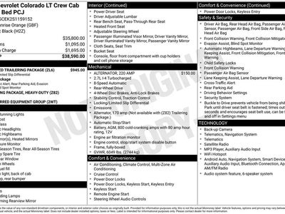 2025 Chevrolet Colorado 4X2 LT 4DR Crew Cab 5 FT. SB