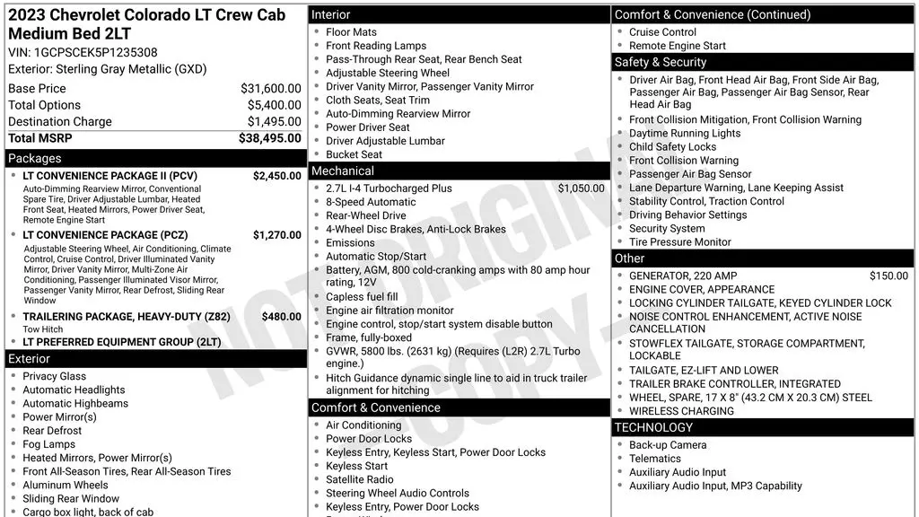 2023 Chevrolet Colorado LT