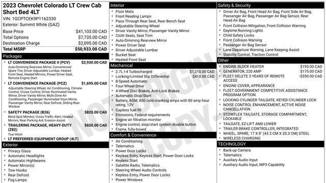 2023 Chevrolet Colorado LT