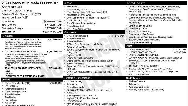 2024 Chevrolet Colorado LT