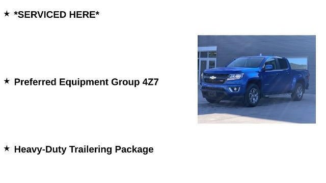 2018 Chevrolet Colorado Z71