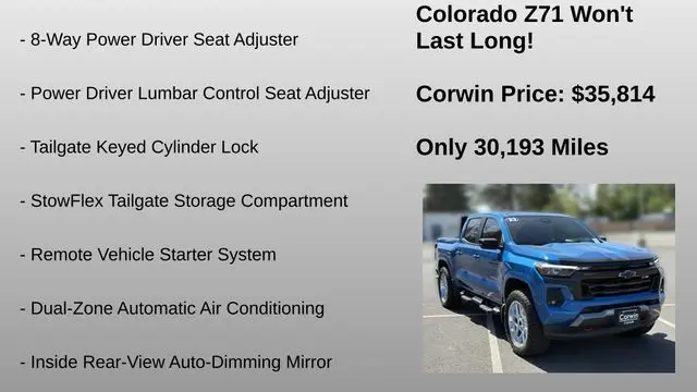 2023 Chevrolet Colorado Z71