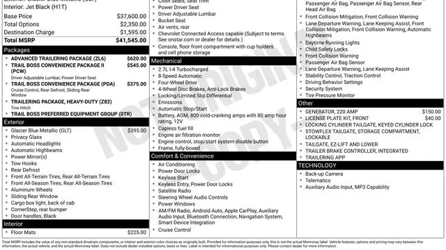 2024 Chevrolet Colorado Trail Boss