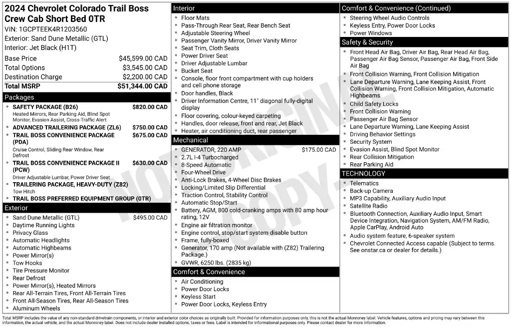 2024 Chevrolet Colorado - $35,874