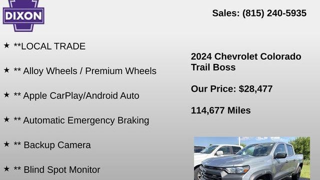 2024 Chevrolet Colorado Trail Boss