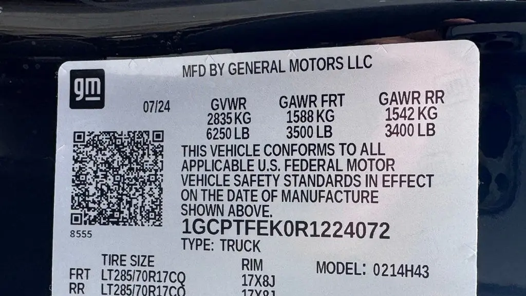 2024 Chevrolet Colorado ZR2