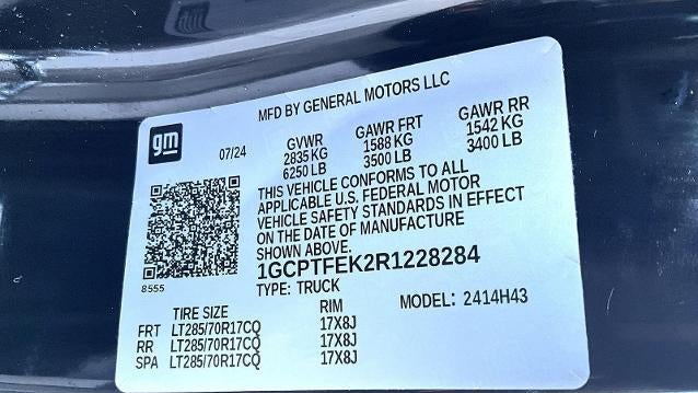 2024 Chevrolet Colorado ZR2