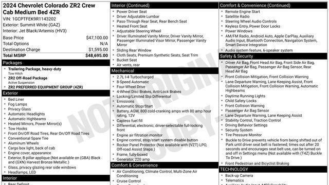 2024 Chevrolet Colorado ZR2