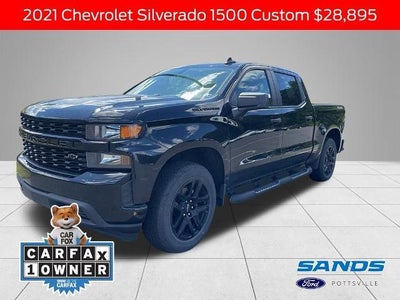 2021 Chevrolet Silverado 1500 4X4 Custom 4DR Crew Cab 5.8 FT. SB