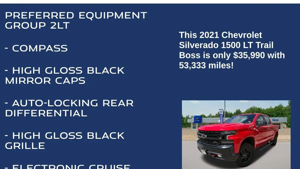 2021 Chevrolet Silverado 1500 LT Trail Boss