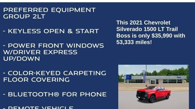 2021 Chevrolet Silverado 1500 LT Trail Boss