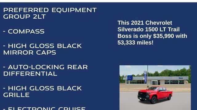 2021 Chevrolet Silverado 1500 LT Trail Boss