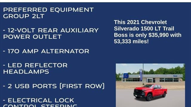 2021 Chevrolet Silverado 1500 LT Trail Boss