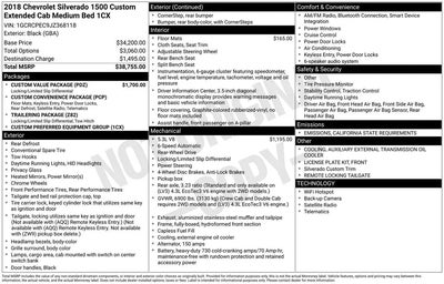 2018 Chevrolet Silverado 1500 4X2 Custom 4DR Double Cab 6.5 FT. SB