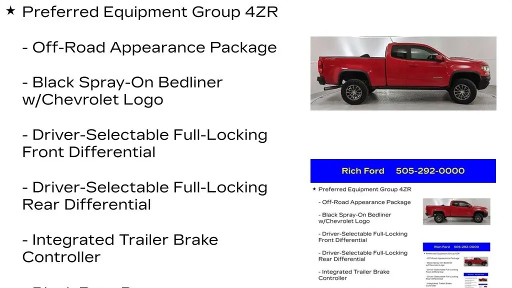 2018 Chevrolet Colorado ZR2