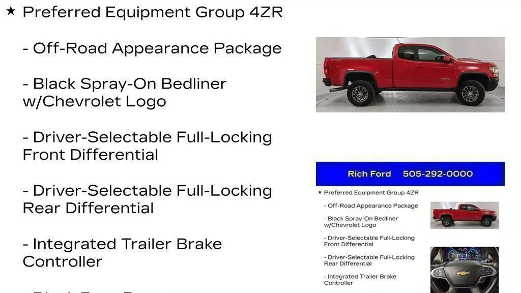 2018 Chevrolet Colorado ZR2
