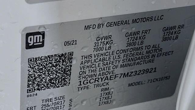 2021 Chevrolet Silverado 1500 Work Truck