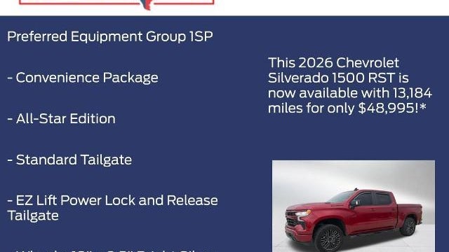 2026 Chevrolet Silverado 1500 RST