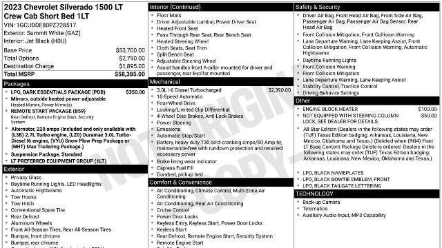 2023 Chevrolet Silverado 1500 LT