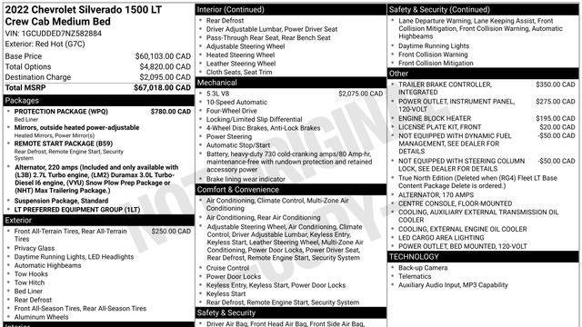 2022 Chevrolet Silverado 1500 LT