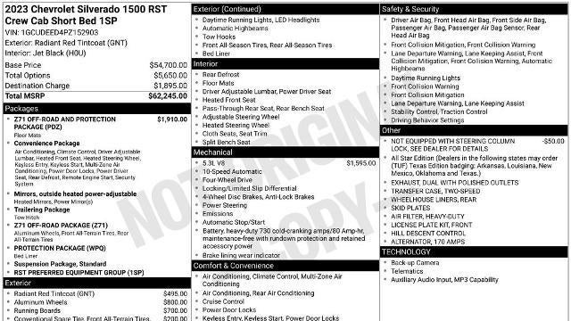 2023 Chevrolet Silverado 1500 RST
