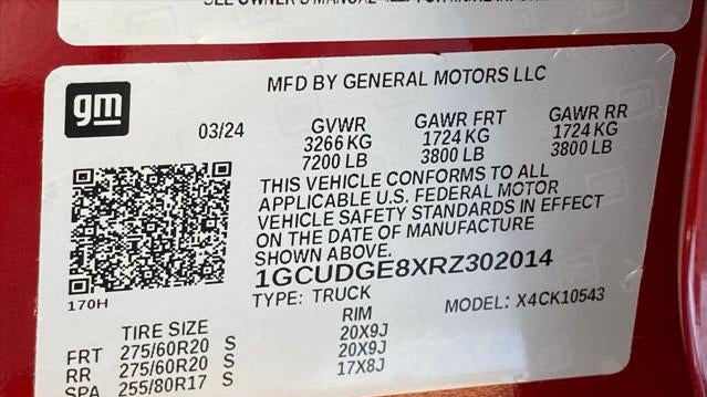 2024 Chevrolet Silverado 1500 LTZ