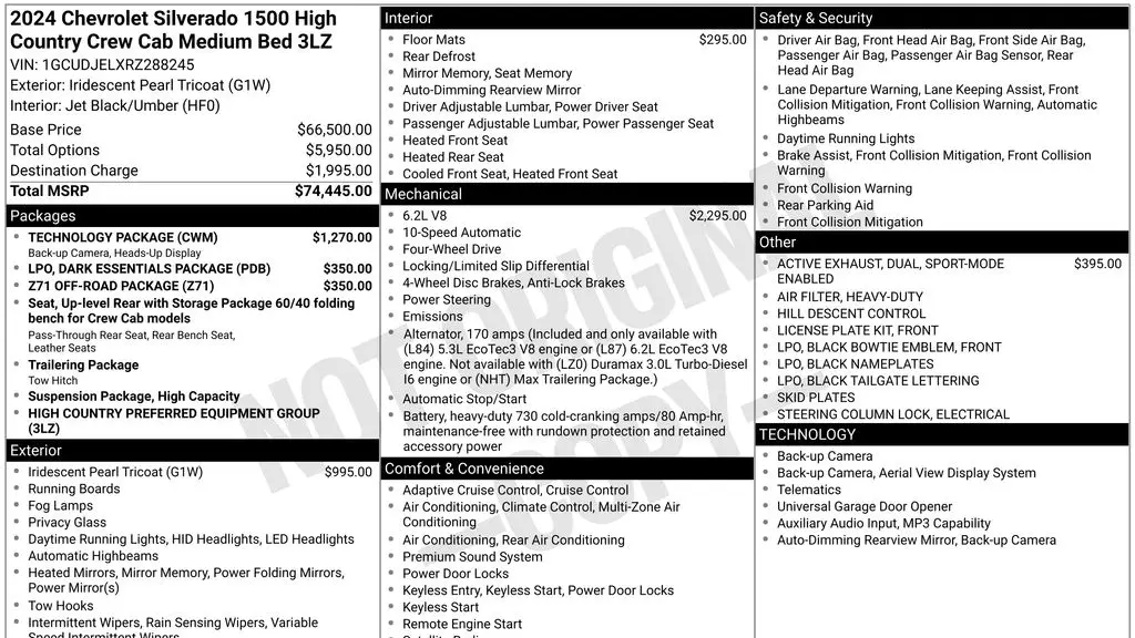 2024 Chevrolet Silverado 1500 High Country