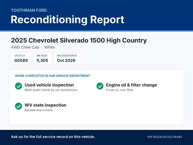 2025 Chevrolet Silverado - $56,095