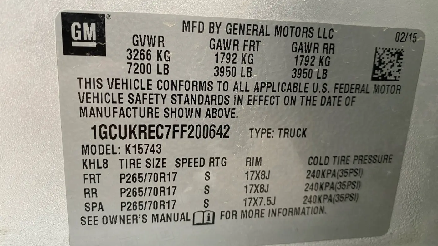 2015 Chevrolet Silverado 1500 LT