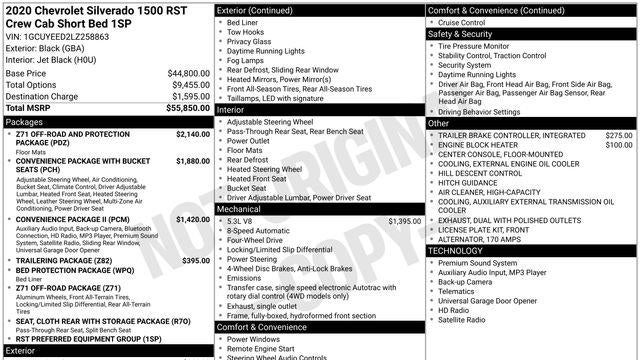 2020 Chevrolet Silverado 1500 RST