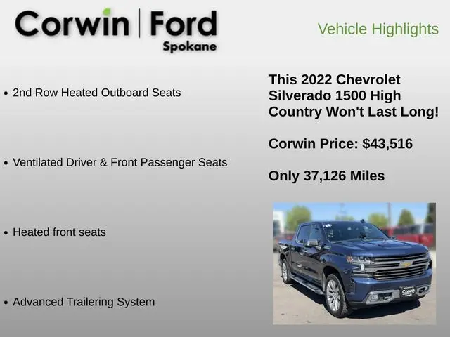 2022 Chevrolet Silverado Ltd - $43,516
